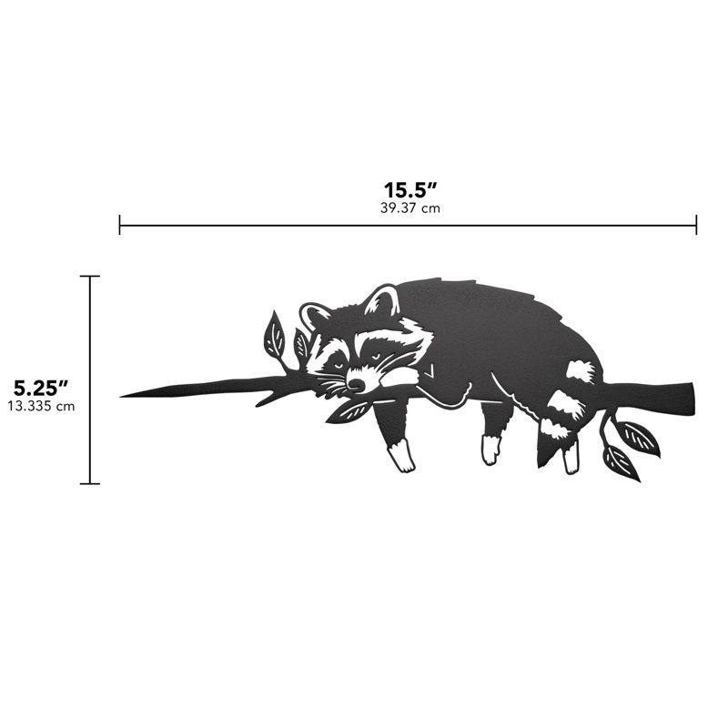 Tree Spike Silhouette - Raccoon
