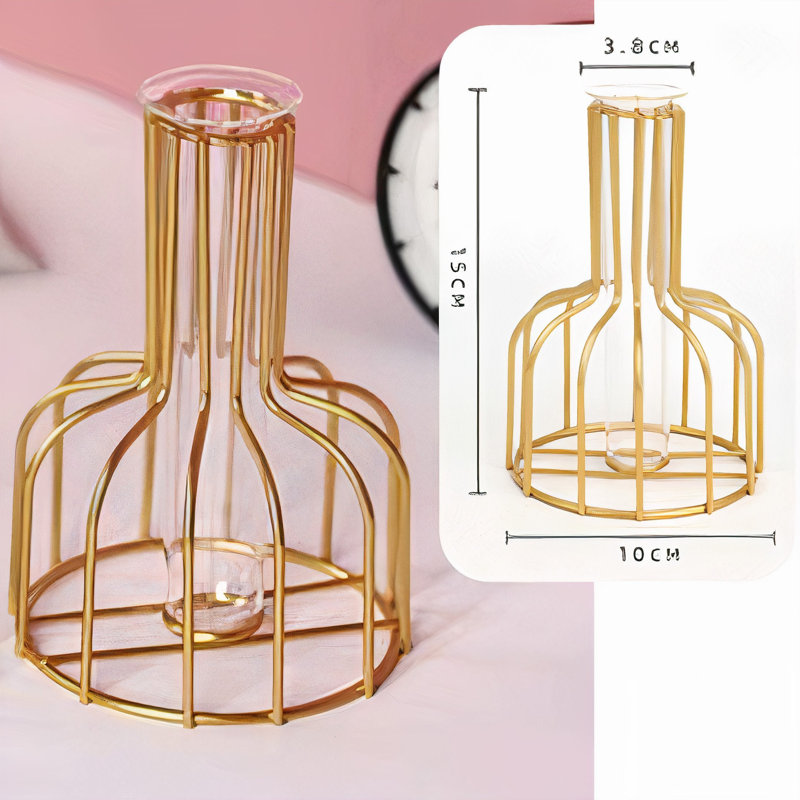 Metal Table Vase