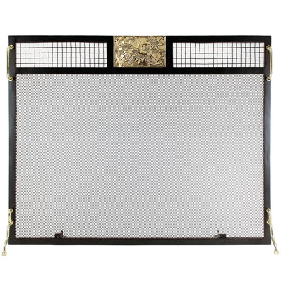 Viaan Iron Fireplace Screen