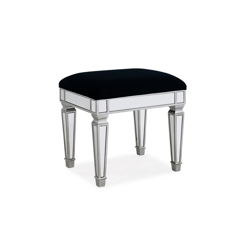 Solid + Manufactured Wood Accent Stool