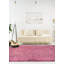 Tapis rose en laine noué à la main de conception unique 2000 pi 5 pi 5 po x 9 pi 7 po Odermatt