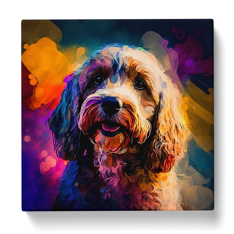 Cockapoo Abstract Expressionism - Print