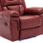 Fauteuil inclinable manuel de cinéma maison avec bande lumineuse DEL-1378644697