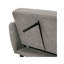 Canapé futon convertible capitonné en bois d'hévéa l 81 po x P 32,5 po Mobilya