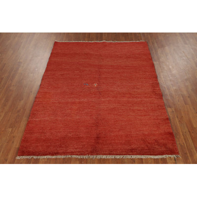 Tapis tribal en laine Gabbeh 5 x 7