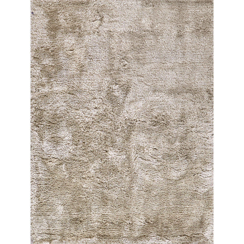 Sumo Solid Area Rug in Beige, Rectangle 5' x 8', Beige