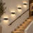 Modern LED Wall Sconce with Matte Black and Brass Finish