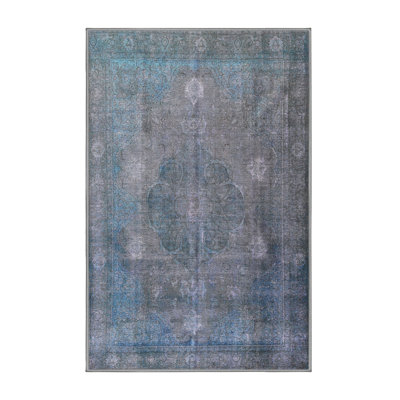 Tapis oriental bleu