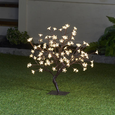 Floral Bonsai Tree with 96 LED Lights - Indoor/Outdoor