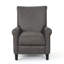Fauteuil inclinable avec accoudoirs roulés et siège rembourré pour le salon ou le bureau-526059240