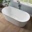 Baignoire de trempage autoportante en acrylique 67 po