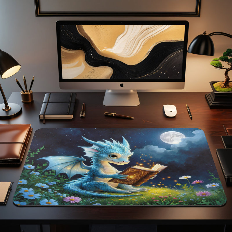 Polyester Desk Pad, 23.6x13.8