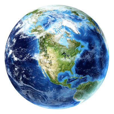 Planète Terre - photographie sur toile tendue