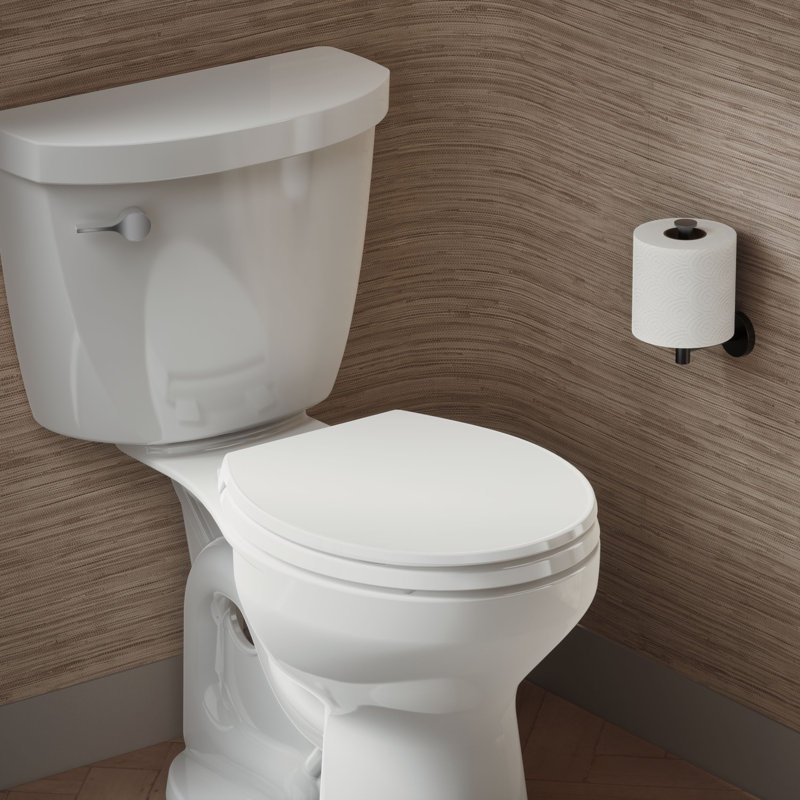 Border Readylatch Quiet-Close Toilet Seat, White, Round
