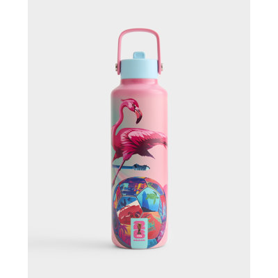 Drib 24oz Performance Insulated Stainless Steel Water Bottle with Leak-Proof Quiet Straw Lid – FIFA World Cup 2026 Edition