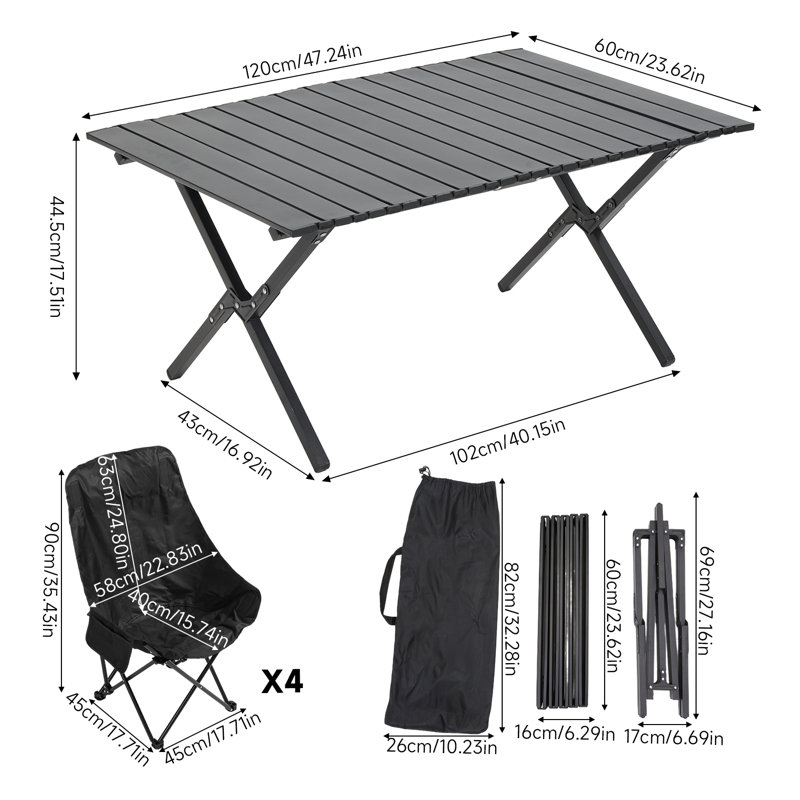 Patio Dining Set Table,