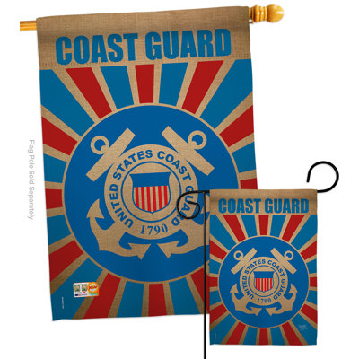 Double Sided 40'' H x 28'' W Polyester Independence Day Flag Set