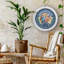 15.75" Indoor/Outdoor Margaritaville Wall Clock w/ Temp