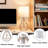 22.8”table Lamp With Crystal