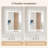 Kassady Recessed & Surface LED Lighted Bathroom Medicine Cabinet, 3-Color, 2 Outlets, Defog Mirror-23864978-31061371