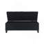 Banc repose-pieds capitonné avec rangement et repose-pieds pour l'entrée du salon-128632852
