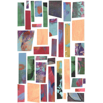 " Broken Fragments I " Painting Print