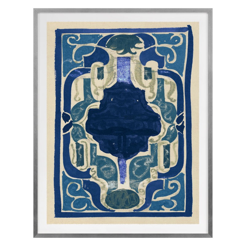 Rug Sketch " Rug Sketch 7 " by Grand Archives, 41" H x 32" W