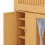 Lit haut peu encombrant avec rangement combiné, grande garde-robe et lumière ambiante à DEL réglable-676888693