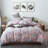 Ensemble de housse de couette réversible en coton 3 pièces. Tissu 100% coton percale. Prélavé doux. Lavable à la machine.-77930152-77930150