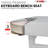 5 Core Keyboard Bench Piano Stool Thick Padded Seat Height Adjustable Keyboard Chair