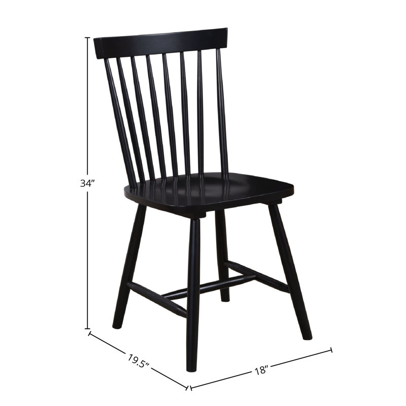 Chaise d'appoint Wiggin, Noir