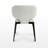 Curved Back Upholstered Dining Chiar (Set Of 2)