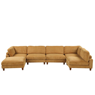 Modular Sectional Sofa,with Ottoman L Shaped Corner Sectional for Living Room,,Office