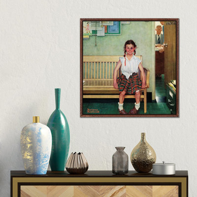 Shiner (Outside The Principal's Office) by Norman Rockwell - 1 Piece Wall Art on Canvas