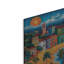 Art mural en métal luxueux «Vibrant Coastal Harmony» par Doron David, 16 po x 12 po-1469109103