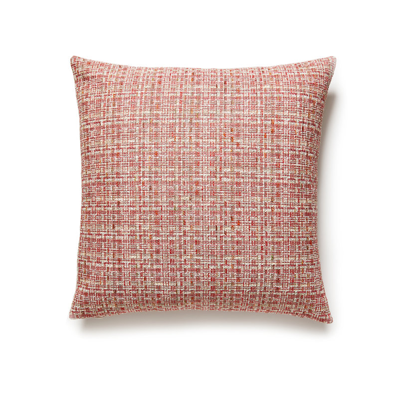 Faye Square Pillow Cover & Insert, Petal