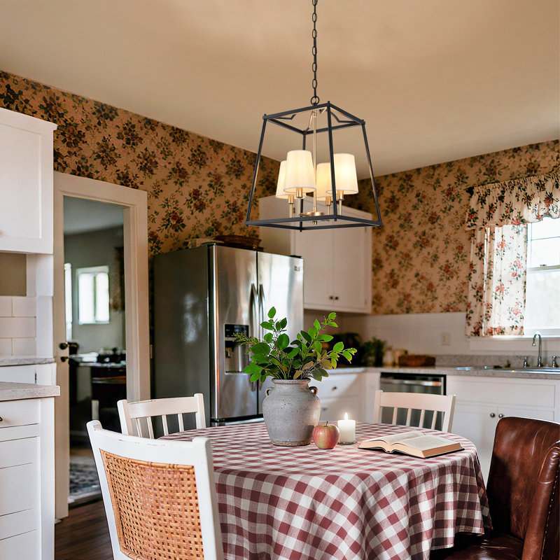 Doly 4 - Light Shaded Geometric Chandelier