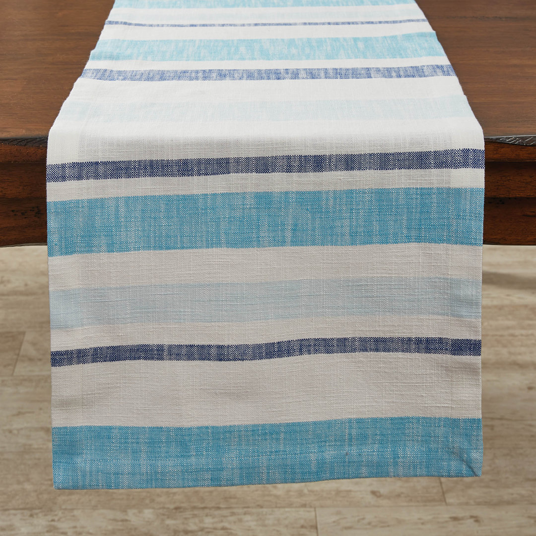 Colburn Rectangular Striped Table Runner Dovecove