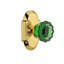 Cottage Plate with Crystal Emerald Door Knob-922020064-922020076