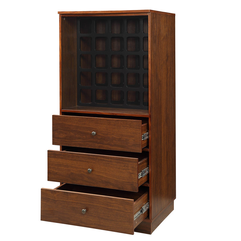 Armoire à vin 3 tiroirs, armoire d'appoint