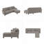 Canapé modulaire réversible de 102 po Atifah-1463875268