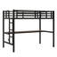 Metal Loft Bed With Power Outlet And LED Lighted
