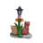 Sitting Puppy Solar Planter Outdoor Statue