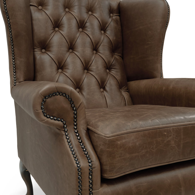 Dellaquila Upholstered Accent Chair, Brown