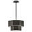Facet Five-Light Convertible Hexagonal Two-Tier Pendant-94486974-94486975