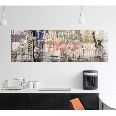 « new york » par pi studio, reproduction d’impression sur toile tendue