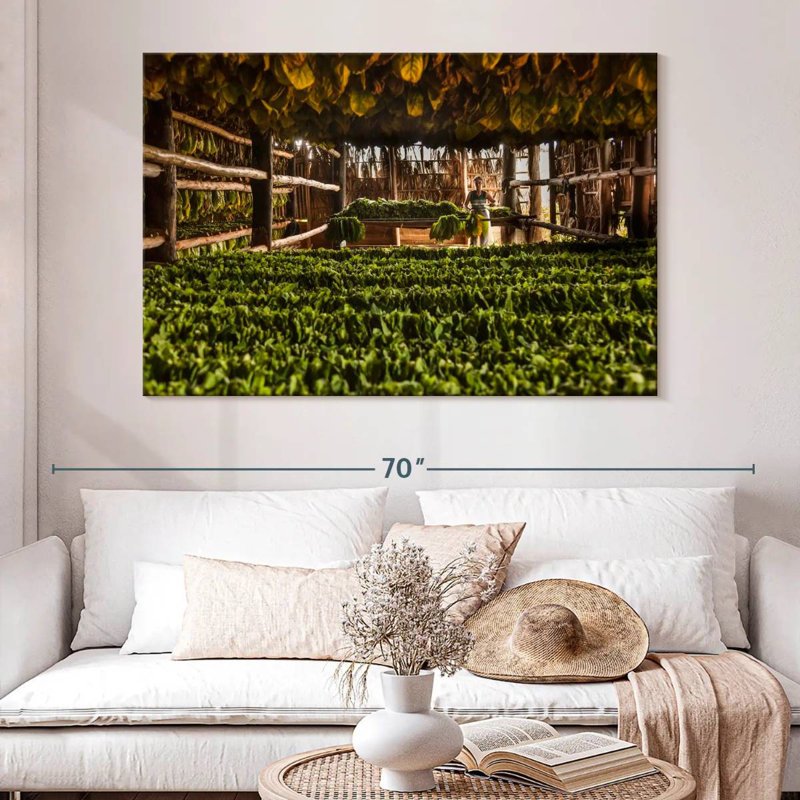 Harnek Tobacco Barn, 34" H x 51" W