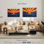 Borges, grunge, drapeau de l'Arizona-109399355