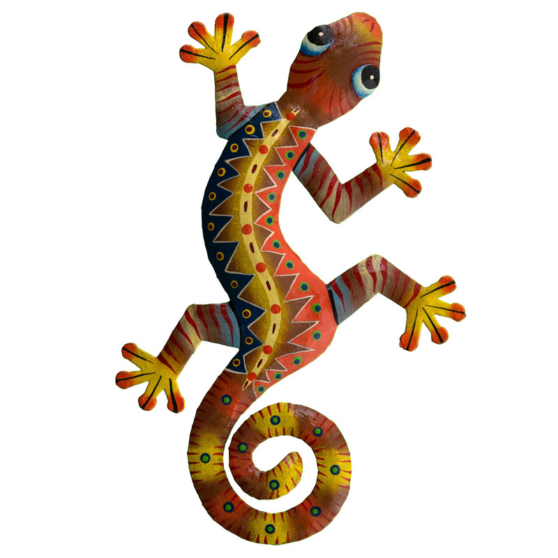 Gecko moyen peint