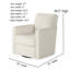 Fauteuil oscillant pivotant Balina Bindi-1641152697-1658815373